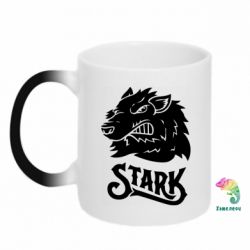 Чашка-хамелеон Stark wolf - PrintSalon