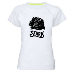 Жіноча футболка для спорту Stark wolf - PrintSalon