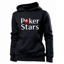 Женское худи Stars of Poker - PrintSalon