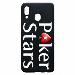 Чехол для Samsung A20 Stars of Poker-PrintSalon Чехол для Samsung A20 Stars of Poker