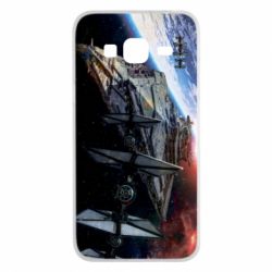 Чохол для Samsung J3 2016 Starships in space - PrintSalon