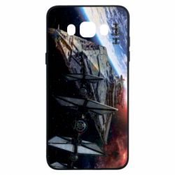 Чехол для Samsung J7 2016 Starships in space