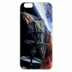 Чохол для iPhone 6/6S Starships in space - PrintSalon