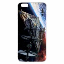 Чохол для iPhone 6 Plus/6S Plus Starships in space - PrintSalon