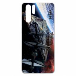 Чохол для Huawei P30 Pro Starships in space - PrintSalon
