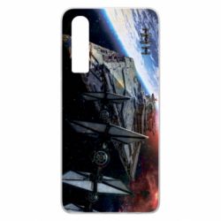 Чохол для Huawei P30 Starships in space - PrintSalon