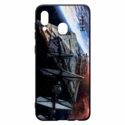 Чохол для Samsung A20 Starships in space - PrintSalon