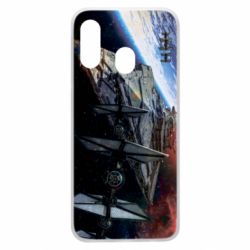 Чохол для Samsung A40 Starships in space - PrintSalon