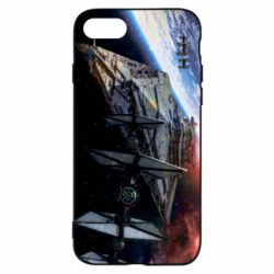 Чехол для iPhone SE 2020 Starships in space