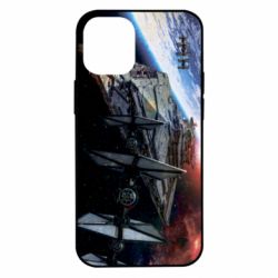Чохол для iPhone 12 mini Starships in space - PrintSalon