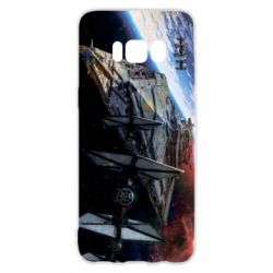 Чохол для Samsung S8 Starships in space - PrintSalon