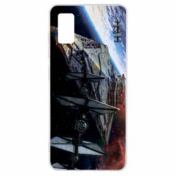 Чохол для Samsung A41 Starships in space - PrintSalon
