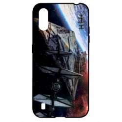 Чехол для Samsung A01/M01 Starships in space