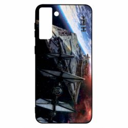 Чохол для Samsung S21+ Starships in space - PrintSalon