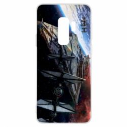 Чохол для Samsung S9+ Starships in space - PrintSalon