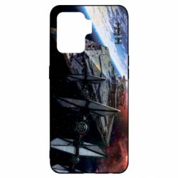 Чохол для Oppo Reno 5 Lite Starships in space - PrintSalon