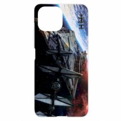 Чохол для Xiaomi Mi11 Lite Starships in space - PrintSalon