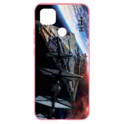 Чехол для Xiaomi Redmi 9c Starships in space