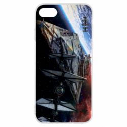 Чохол для iPhone SE 2022 Starships in space - PrintSalon