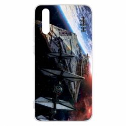 Чохол для Huawei P20 Starships in space - PrintSalon