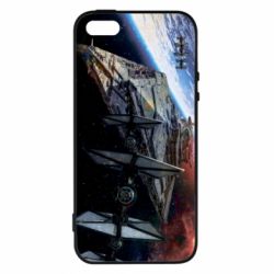 Чохол для iphone 5/5S/SE Starships in space - PrintSalon