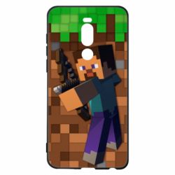 Чехол для Meizu Note 8 Steve from game Minecraft - PrintSalon
