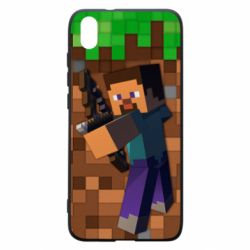 Чехол для Xiaomi Redmi 7A Steve from game Minecraft - PrintSalon