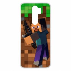 Чехол для Xiaomi Redmi Note 8 Pro Steve from game Minecraft - PrintSalon