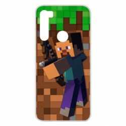 Чехол для Xiaomi Redmi Note 8 Steve from game Minecraft - PrintSalon