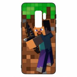Чехол для Samsung S9+ Steve from game Minecraft - PrintSalon