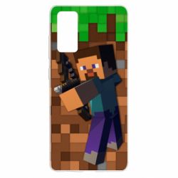 Чехол для Samsung S20 FE Steve from game Minecraft - PrintSalon