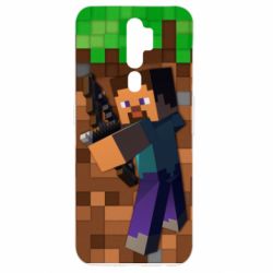 Чохол для Oppo A5/A9 2020 Steve from game Minecraft