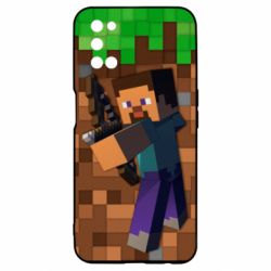 Чехол для Oppo A52/A72/A92 Steve from game Minecraft - PrintSalon