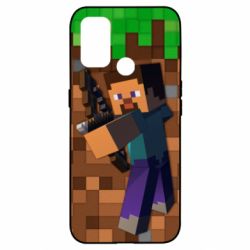 Чехол для Oppo A53/A32/A33 Steve from game Minecraft