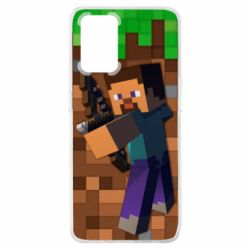 Чехол для Oppo A74 4G Steve from game Minecraft - PrintSalon