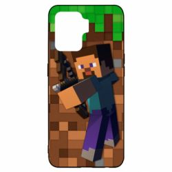 Чехол для Oppo Reno 5 Lite Steve from game Minecraft - PrintSalon