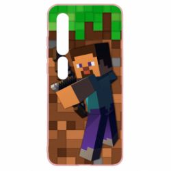 Чехол для Xiaomi Mi10/10 Pro Steve from game Minecraft - PrintSalon