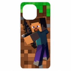Чехол для Xiaomi Mi11 Steve from game Minecraft - PrintSalon