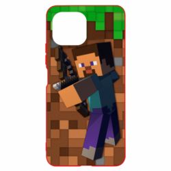 Чехол для Xiaomi Mi11 Lite Steve from game Minecraft - PrintSalon