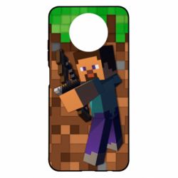 Чехол для Xiaomi Redmi Note 9 5G/Redmi Note 9T Steve from game Minecraft - PrintSalon