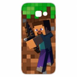 Чехол для Samsung A5 2017 Steve from game Minecraft - PrintSalon