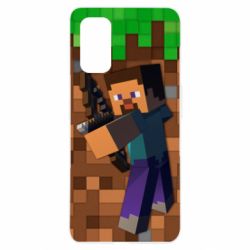 Чохол для Realme 7 Pro Steve from game Minecraft