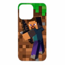 Чохол для iPhone 14 Pro Max Steve from game Minecraft