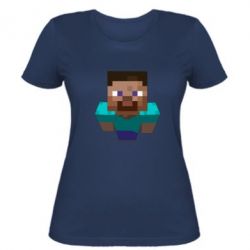 Женская футболка Steve from Minecraft - PrintSalon