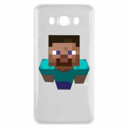 Чехол для Samsung J7 2016 Steve from Minecraft - PrintSalon