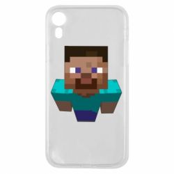 Чехол для iPhone XR Steve from Minecraft - PrintSalon