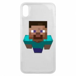 Чехол для iPhone Xs Max Steve from Minecraft - PrintSalon