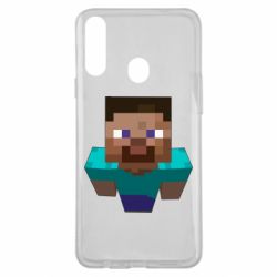Чехол для Samsung A20s Steve from Minecraft