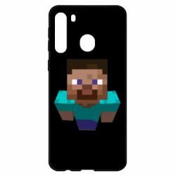 Чехол для Samsung A21 Steve from Minecraft