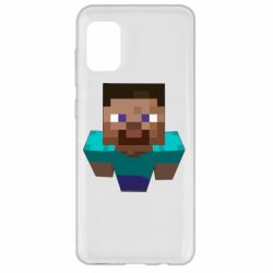 Чехол для Samsung A31 Steve from Minecraft - PrintSalon